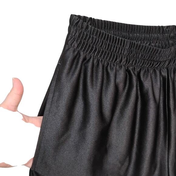 Tek Gear Shorts Size Medium Black Knee Length Pockets - Picture 2 of 4